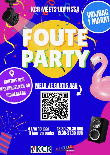 Foute party (disco) KCR en Upstairs Dance & Fit Foute party (disco)